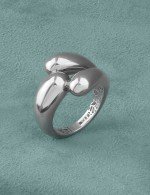 Кольцо из белого золота