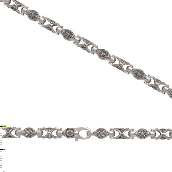 Браслет из белого золота 585 пробы