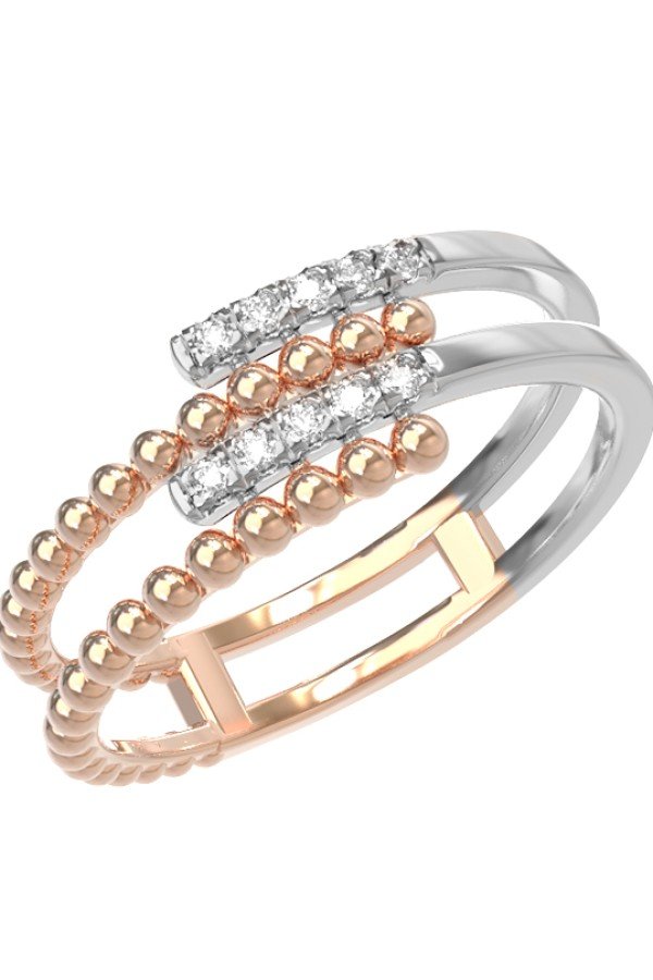 Кольцо из золота c бриллиантами