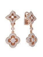 Серьги из золота c бриллиантами