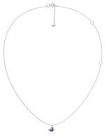 Колье из белого золота c лазуритом