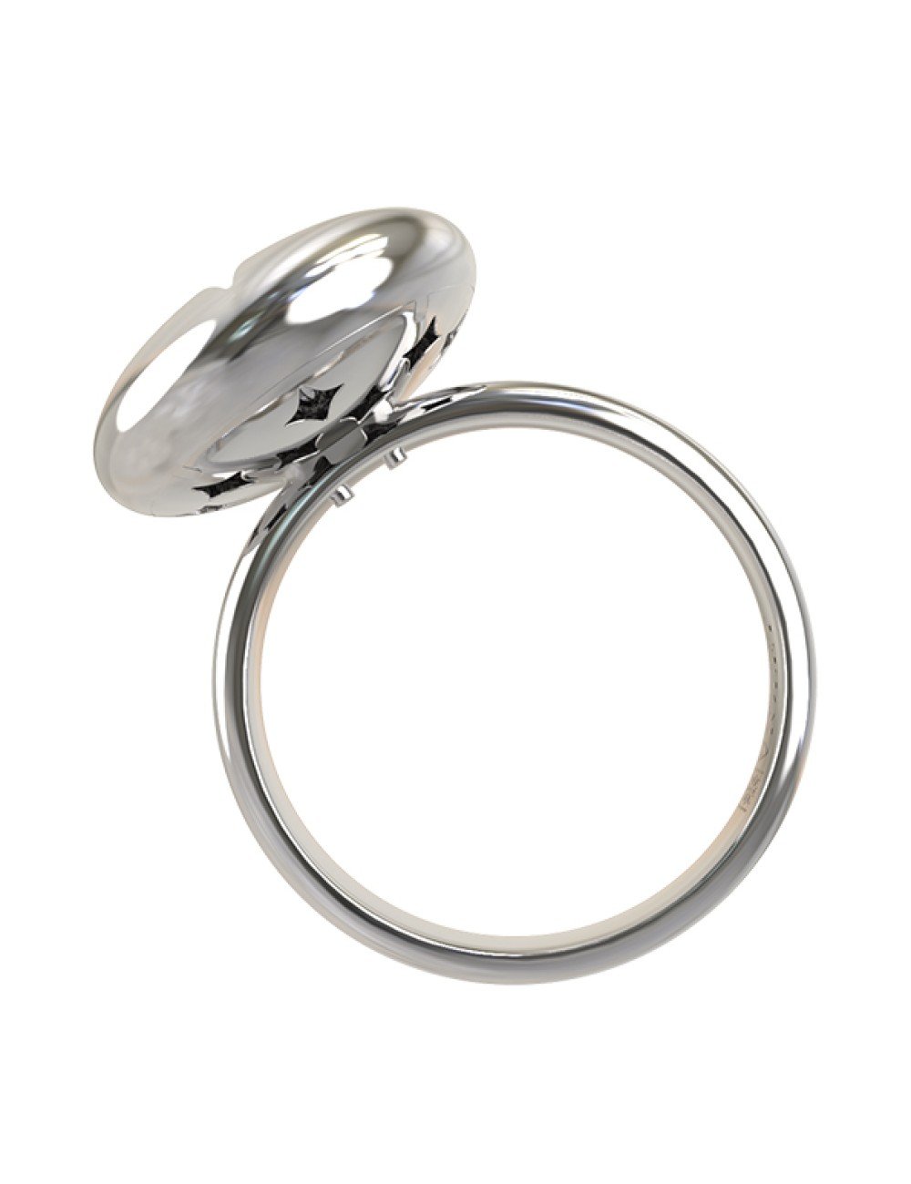 Кольцо из белого золота c бриллиантами