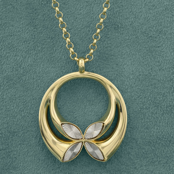 Колье из лимонного золота 585 пробы