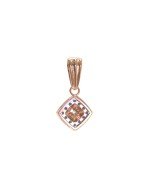 Подвеска из золота c бриллиантами и сапфиром