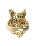 Кольцо из лимонного золота c эмалью