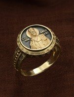 Кольцо из лимонного золота