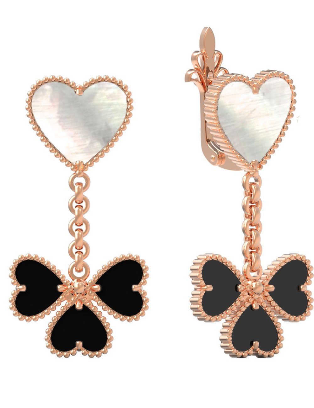 Серьги из золота 585 пробы