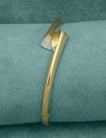 Браслет из лимонного золота c бриллиантами