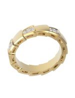 Кольцо из лимонного золота c бриллиантами