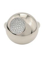 Кольцо из белого золота c бриллиантами