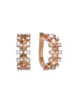 Серьги из золота c бриллиантами