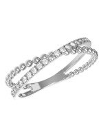 Кольцо из белого золота c бриллиантами