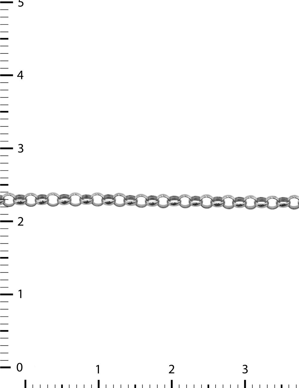 Цепь из белого золота