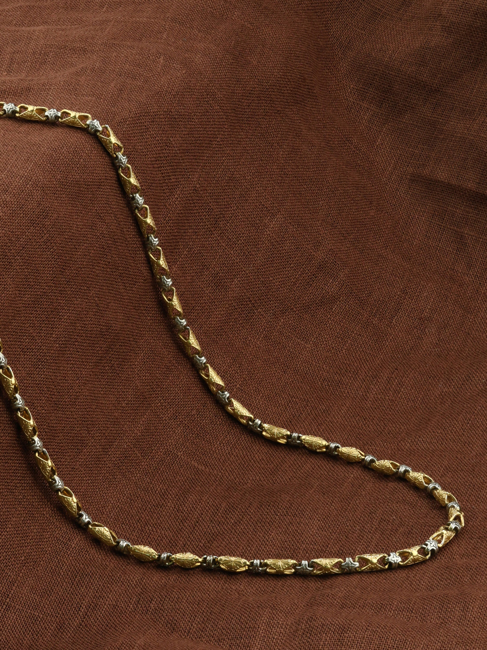 Цепь из лимонного золота 585 пробы