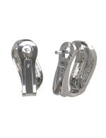 Серьги из белого золота c бриллиантами