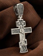 Крест из белого золота