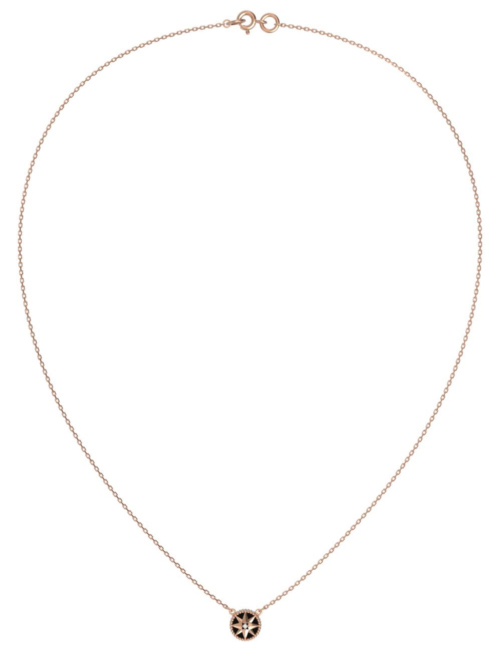 Колье из золота c бриллиантами и ониксом