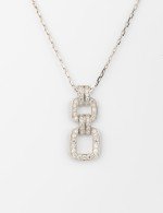 Колье из белого золота c бриллиантами