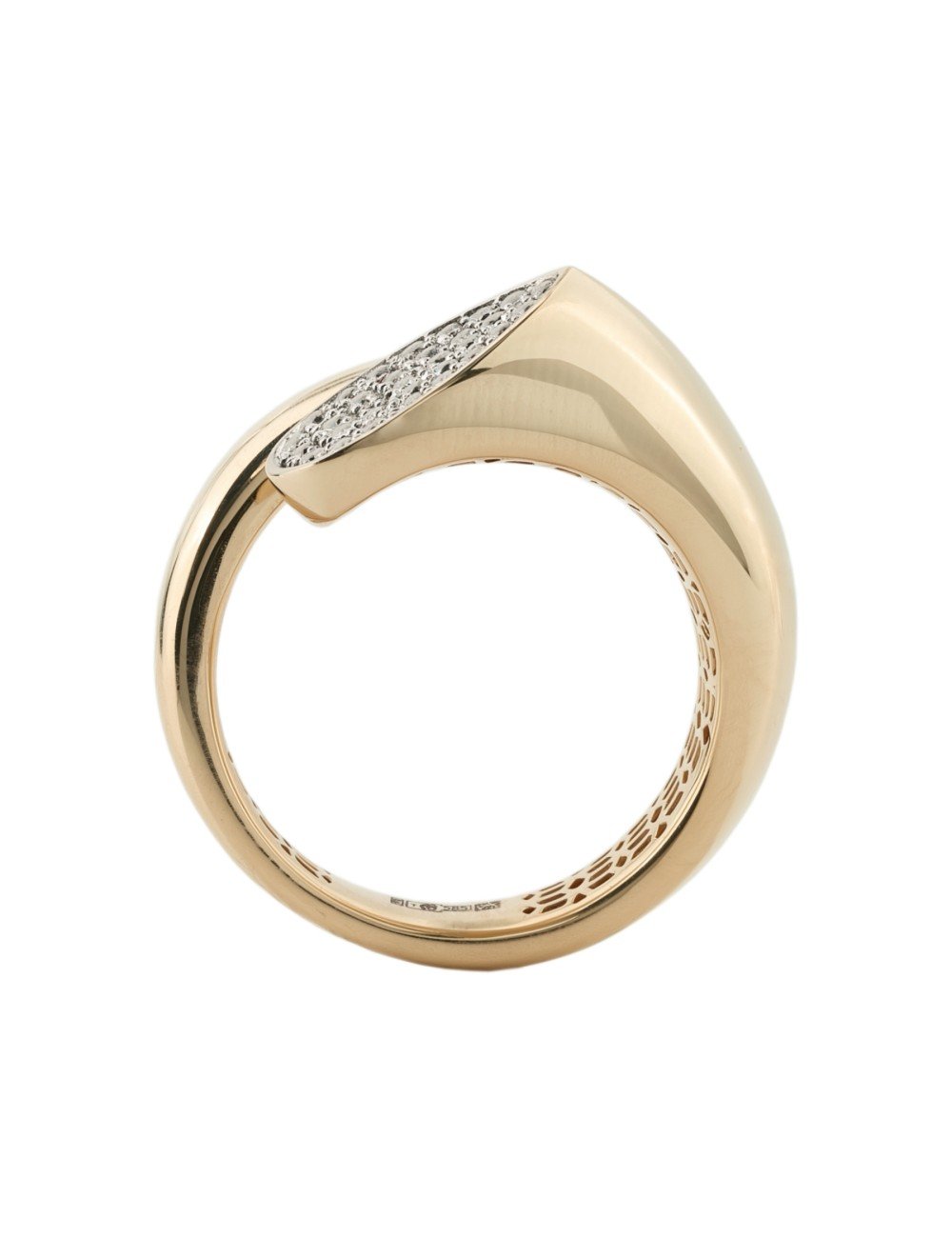 Кольцо из золота c бриллиантами