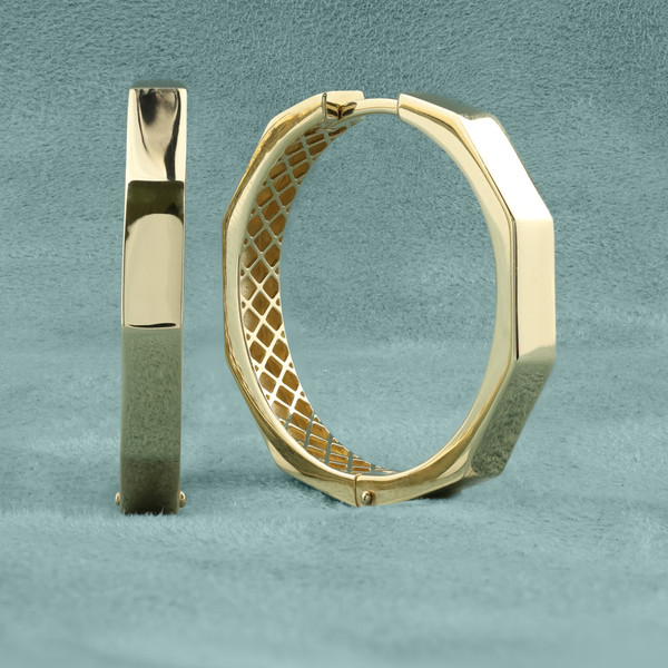 Серьги из лимонного золота 585 пробы