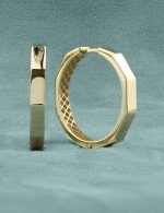 Серьги из лимонного золота