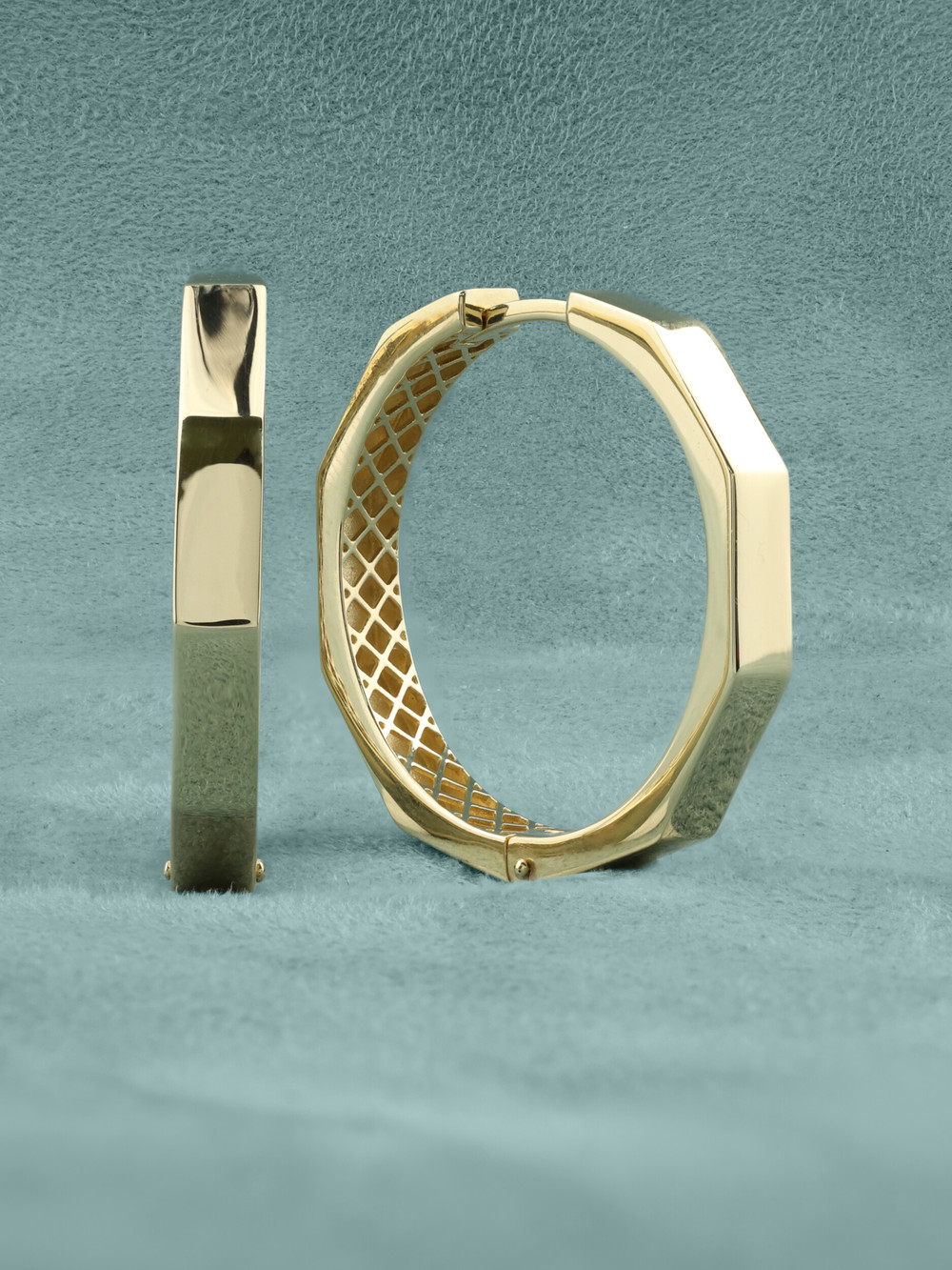 Серьги из лимонного золота 585 пробы