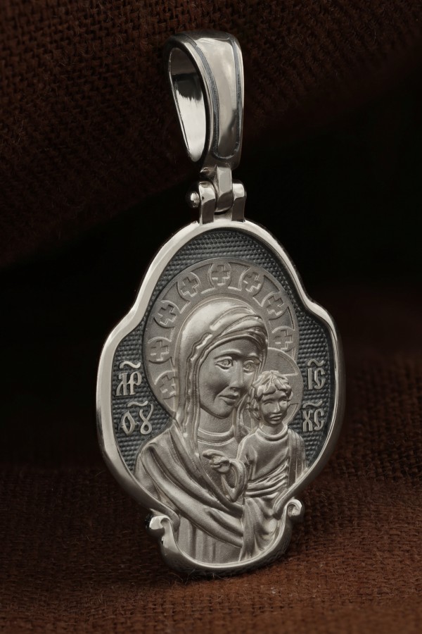 Образок из белого золота 585 пробы