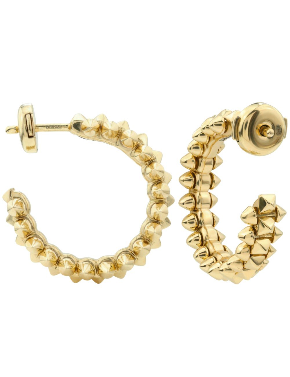 Серьги из лимонного золота