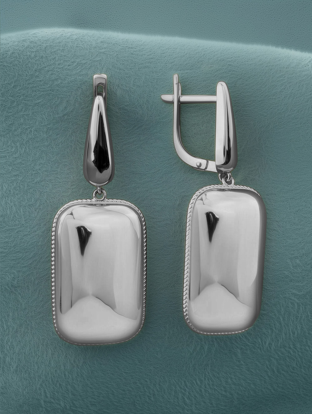 Серьги из белого золота 585 пробы