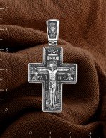 Крест из белого золота