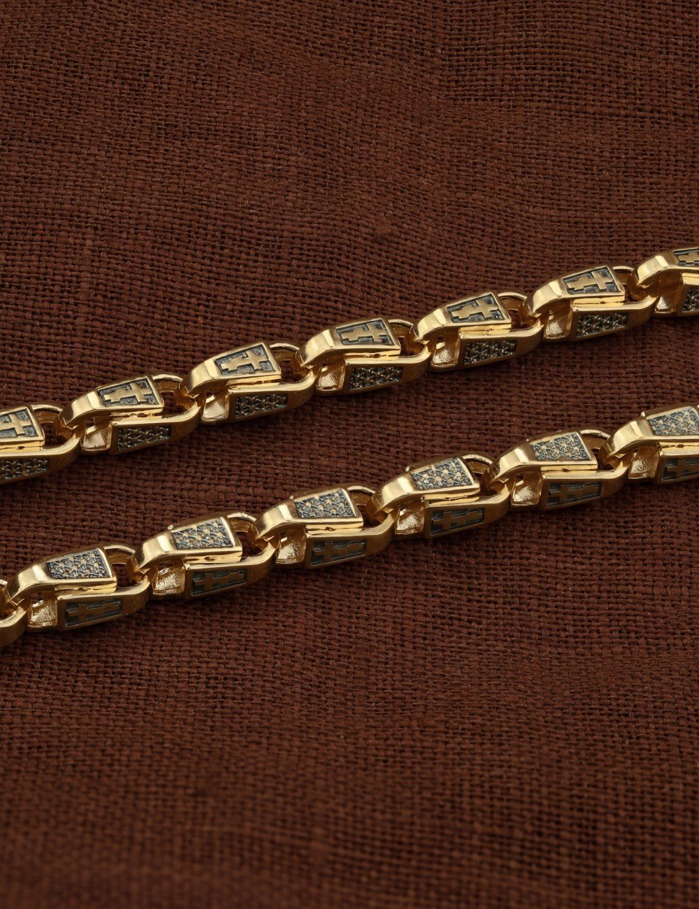 Цепь из лимонного золота