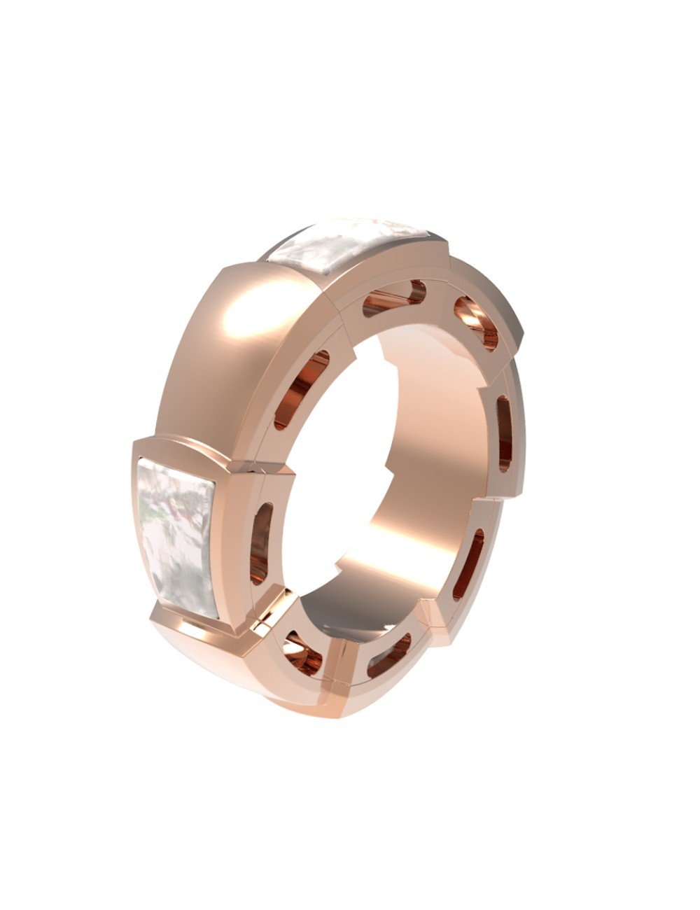 Подвеска из золота c перламутром