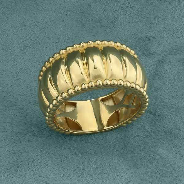 Кольцо из лимонного золота 585 пробы