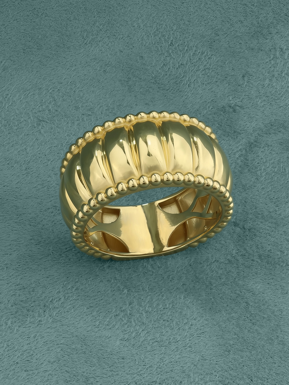 Кольцо из лимонного золота 585 пробы