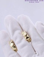 Серьги из лимонного золота 585 пробы