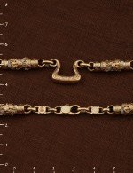 Цепь из золота c эмалью и бивнем мамонта