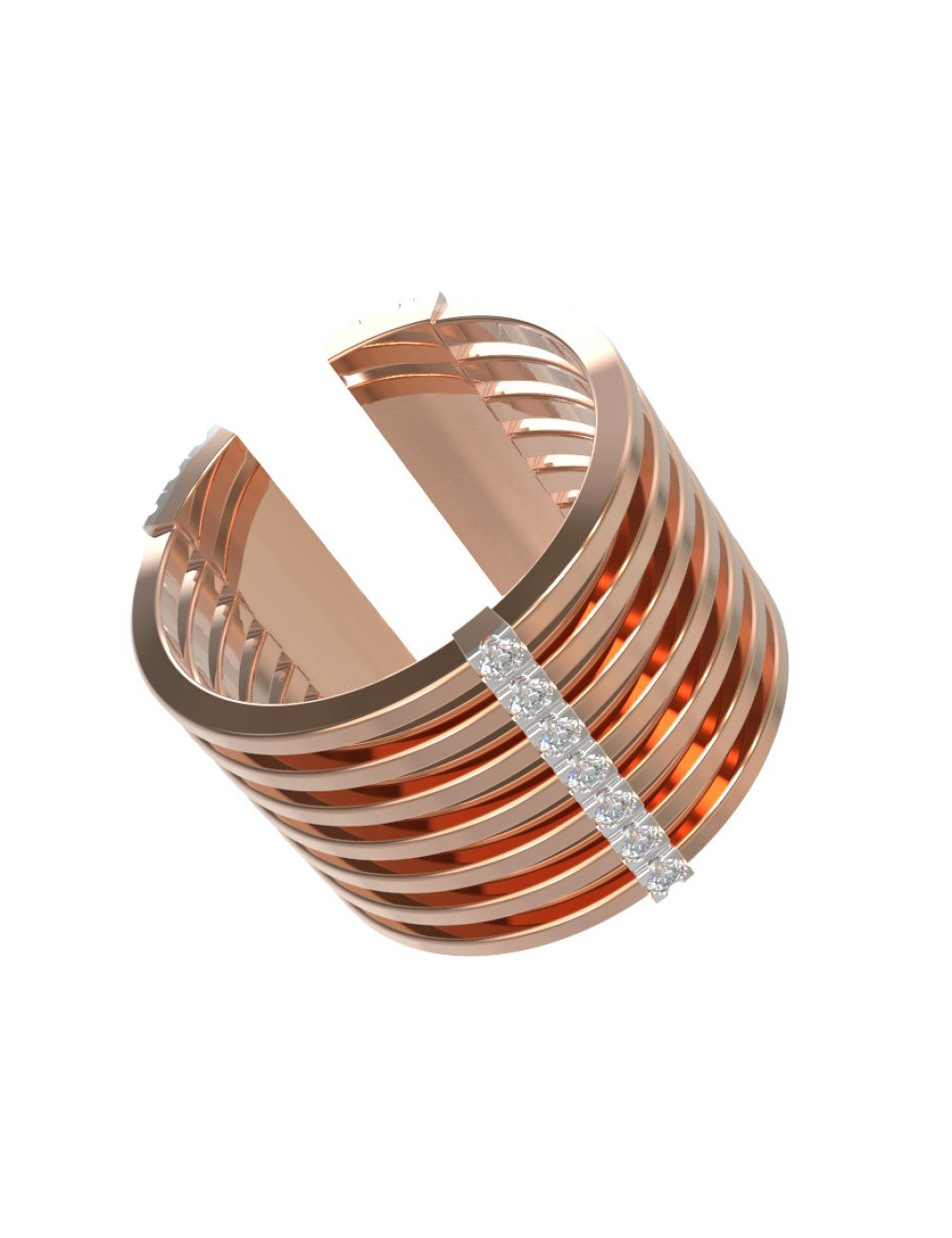 Кольцо из золота c бриллиантами