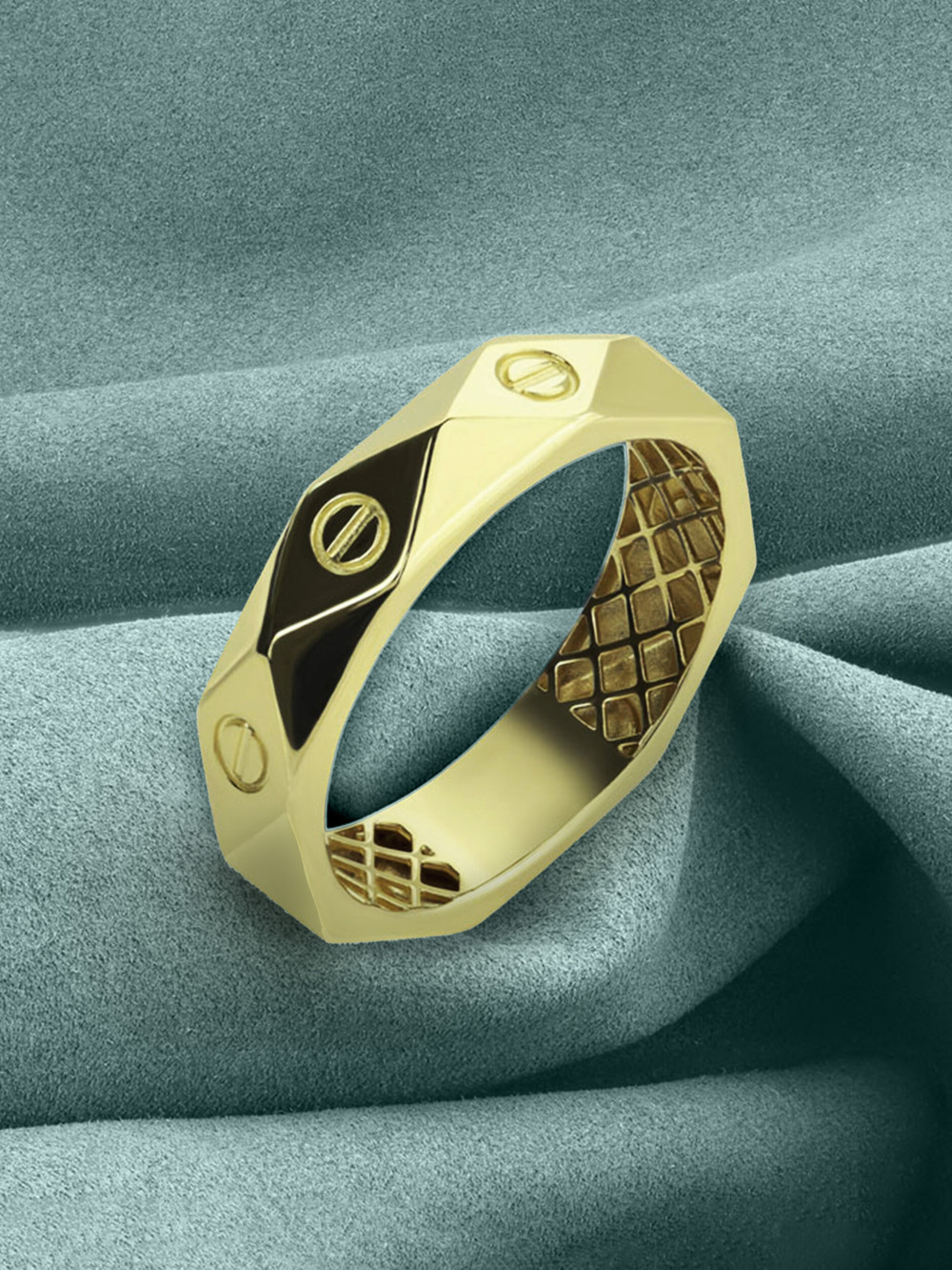 Кольцо из лимонного золота 585 пробы