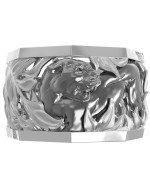 Кольцо из белого золота