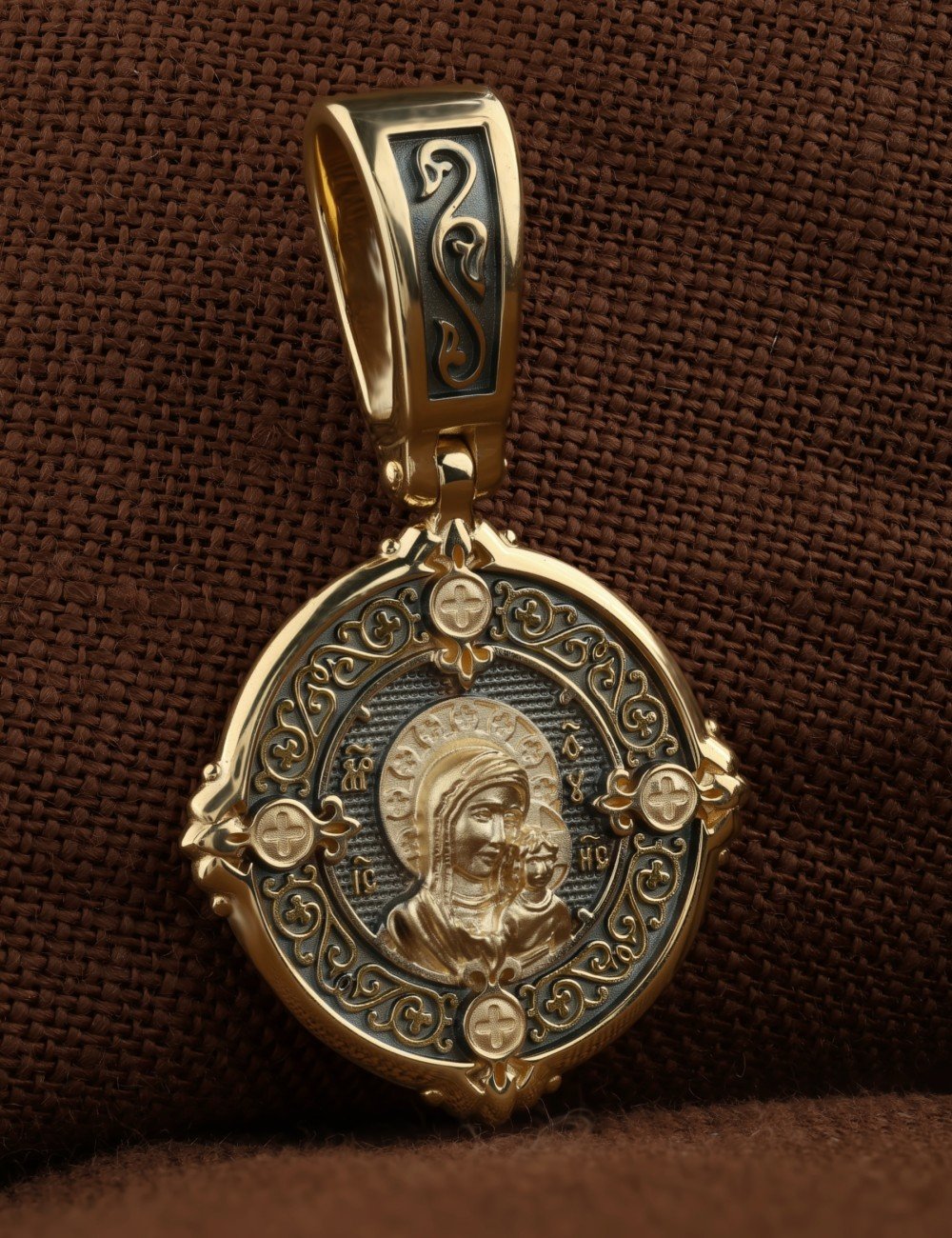 Образок из лимонного золота