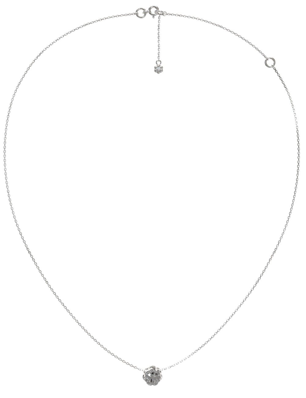 Колье из белого золота c бриллиантами