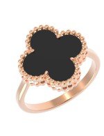 Кольцо из золота c ониксом