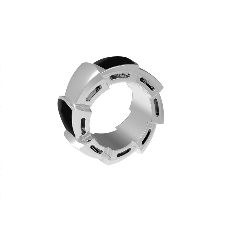 Подвеска из белого золота 585 пробы c ониксом