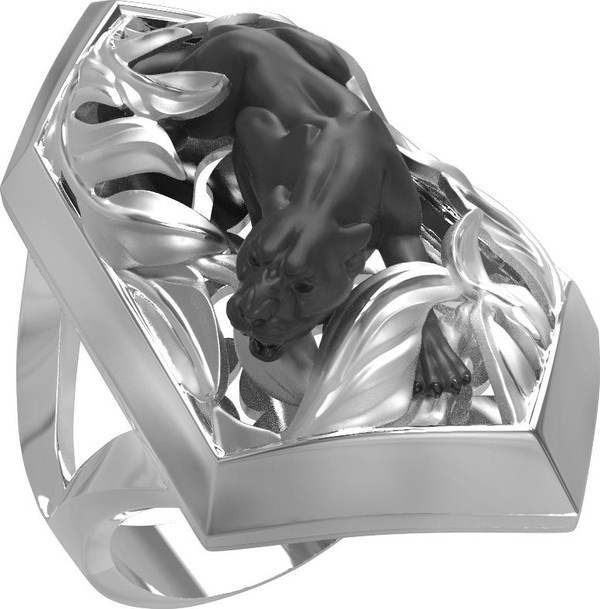 Кольцо из белого золота 585 пробы