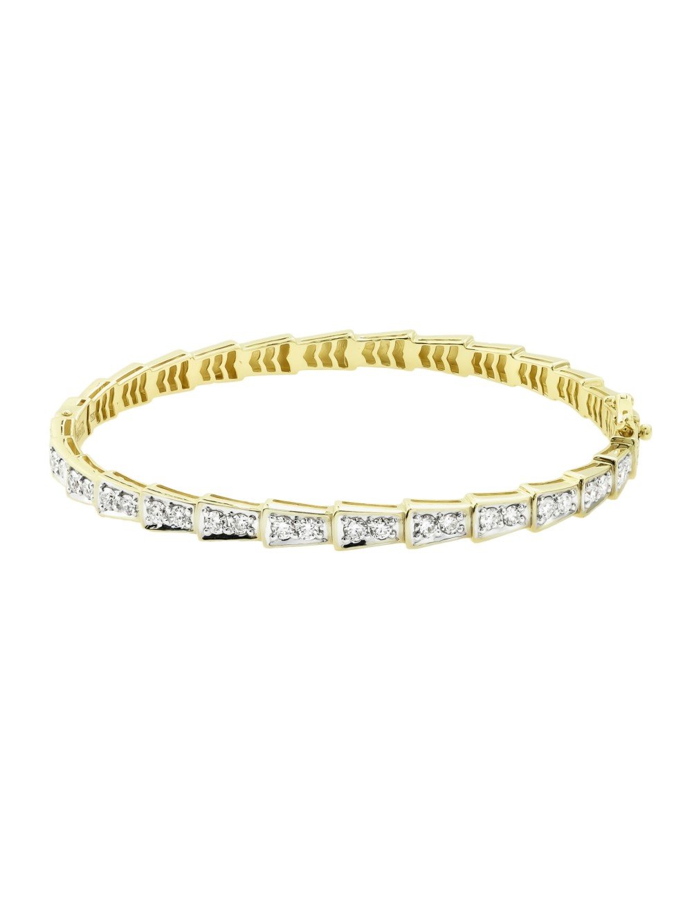 Браслет из лимонного золота c бриллиантами