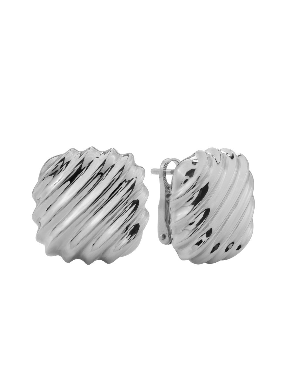 Серьги из белого золота