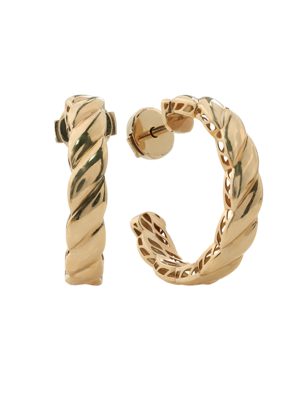 Серьги из красного золота 585 пробы