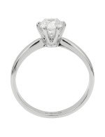 Кольцо из белого золота c бриллиантами