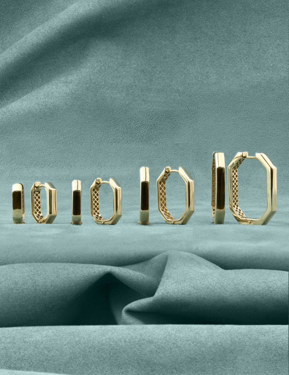 Серьги из лимонного золота