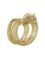 Кольцо из лимонного золота c бриллиантами